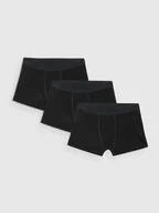 Majtki dla dzieci - 4F Bielizna bokserki (3-pack) chłopięce - czarne 122/128 (6-8 lat) - miniaturka - grafika 1