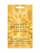 Maseczki do twarzy - Bielenda GOLDEN PLACENTA Collagen Reconstructor Odżywczo wzmacniająca maseczka 8.0 ml - miniaturka - grafika 1