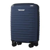 Walizki - Walizka Kabinowa z Polipropylenu Granatowa - miniaturka - grafika 1