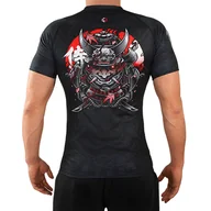 Koszulki sportowe męskie - Rashguard do MMA męski Groundgame SAMURAI 2.0 z krótkim rękawem - miniaturka - grafika 1