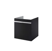 Szafki łazienkowe - Elita 167689 KOMODA MOODY 50 1S BLACK MATT PDW - miniaturka - grafika 1