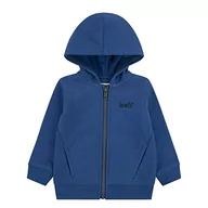 Bluzy i sweterki niemowlęce - Levi's Lvb Logo Full Zip Hoodie Baby, Limoges, 9 miesięcy - miniaturka - grafika 1