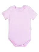 Body dla niemowląt - Niemowlęce body na krótki rękaw różowe, Nicol,r.74 - miniaturka - grafika 1