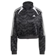 Koszulki i topy damskie - adidas Damski Track Top W Tiro Tt Lif, Carbon/Black/White/White, IC6649, 2XS - miniaturka - grafika 1