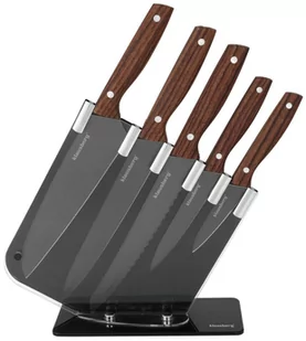 SK ZESTAW NOŻY KUCHENNYCH W STOJAKU 5 EL. KLAUSBERG KB-7616 emix - Nożyce kuchenne - miniaturka - grafika 1