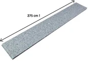 Kostki brukowe i krawężniki - Stopnica granitowa szara płomieniowana G603 275x30x2 - miniaturka - grafika 1