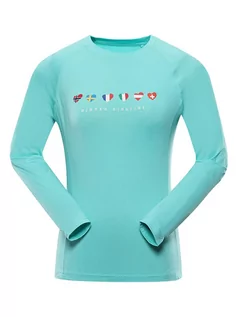 Koszulki sportowe damskie - Alpine Pro Koszulka funkcyjna "Amada" w kolorze turkusowym - grafika 1