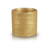 Donice - Osłonka walec złoty 14 cm - miniaturka - grafika 1