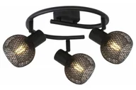 Lampy sufitowe - Loretto - spirala 3 płomienna czarna. 830733-02 - miniaturka - grafika 1