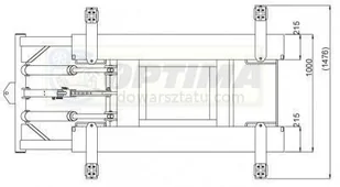 Castex Podnośnik samochodowy nożycowy hydrauliczny 2,7t QJY-S3 - Podnośniki - miniaturka - grafika 2
