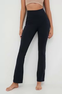 Legginsy - Roxy spodnie damskie kolor czarny gładkie - grafika 1
