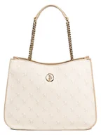 Torebki damskie - U.S. Polo Assn. Torebka w kolorze kremowym - 36 x 28 x 12 cm - miniaturka - grafika 1
