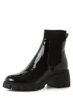 Botki damskie - Steve Madden Damskie botki Kobiety Syntetyczny czarny jednolity, 41 - miniaturka - grafika 1