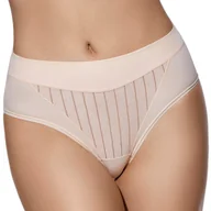 Majtki damskie - Majtki Damskie Figi Maxi Wyszczuplające Wygodne z Wysokim Stanem Różowe 3XL - miniaturka - grafika 1