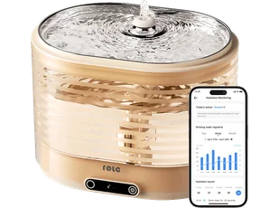 Poidło dla zwierząt ENABOT ROLA Smart Pet Water Fountain 01 Brązowy - Systemy inteligentnych domów - miniaturka - grafika 1