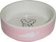 Akcesoria dla gryzoni - Yarro International YARRO MISKA CER. DLA CHOMIKA/MYSZKI RÓŻOWA 8,5 x 3 CM - miniaturka - grafika 1