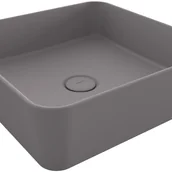 Umywalki - BOCCHI SOTTILE Umywalka nablatowa 38cm Szara (Mat) - miniaturka - grafika 1