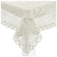 Obrusy i serwetki - Obrus Szydełkowy Bawełna 140x200 Ecru - miniaturka - grafika 1