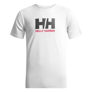 Męska Koszulka HELLY HANSEN HH LOGO T-SHIRT 33979_001 – Biały - Koszulki męskie - miniaturka - grafika 1