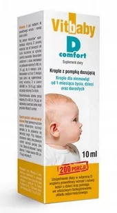 SALVUM Vitbaby D Comfort krople 400 j.m 10 ml 3345361 - Witaminy i minerały - miniaturka - grafika 1