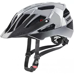 UVEX Quatro Helmet, szary/czarny 52-57cm 2022 Kaski MTB S4107753415 - Kaski rowerowe - miniaturka - grafika 1