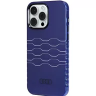 Etui i futerały do telefonów - Audi IML MagSafe Case iPhone 15 Pro Max 6.7" niebieski/navy blue hardcase AU-IMLMIP15PM-A6/D3-BE - miniaturka - grafika 1