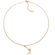 Naszyjniki - Naszyjnik gitara elektryczna srebrny pozłacany - miniaturka - grafika 1