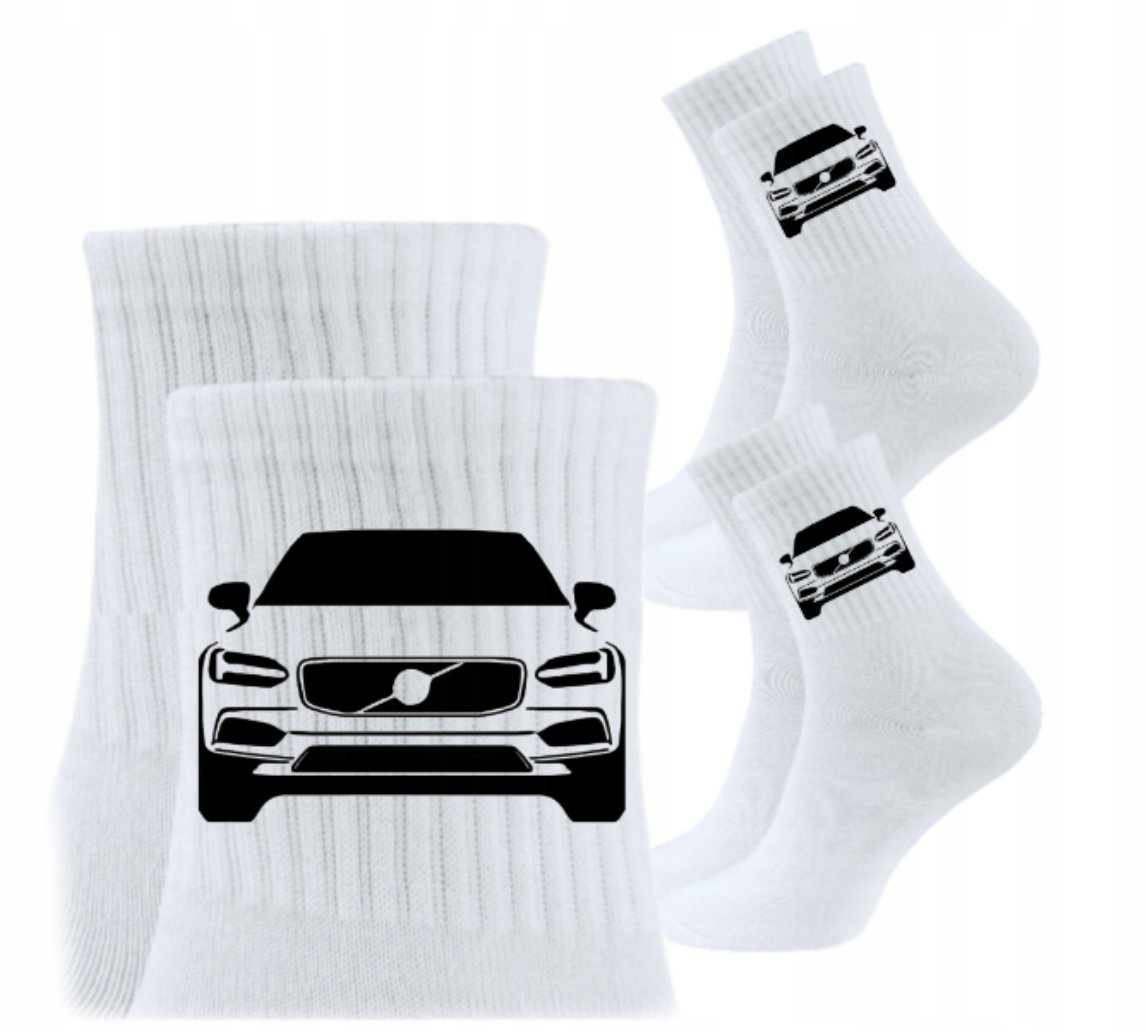 3x Skarpetki Urodziny Prezent Skarpety dla kierowcy auta Volvo