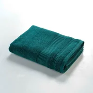 Ręczniki - Ciemnozielony bawełniany ręcznik kąpielowy frotte 70x130 cm Tendresse – douceur d'intérieur - miniaturka - grafika 1