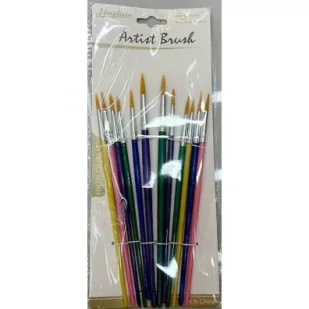 Adar Zestaw pędzelków 12 szt. - Farby i media malarskie - miniaturka - grafika 1