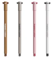 Długopisy - Happy Color Długopis ścieralny uszatki 0,5mm niebieski - miniaturka - grafika 1