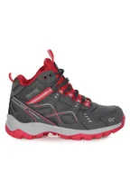 Buty trekkingowe dziecięce - Regatta Trekkingi RKF804 Szary - miniaturka - grafika 1
