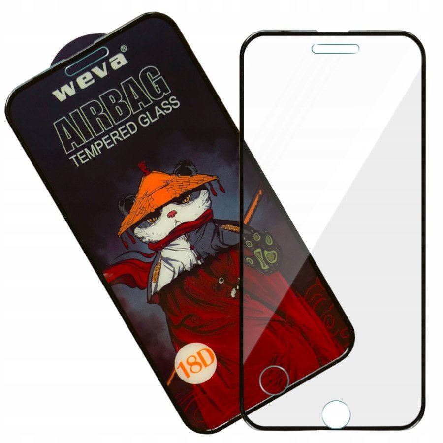 Szkło do IPHONE 7 8 SE 2020 18D KRAWĘDZIE AIRBAG
