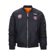 Odzież taktyczna i umundurowanie - Kurtka Dziecięca Bombera Mil-Tec FLIGHT BLACK MA1 110-116 (5-6 Lat) - miniaturka - grafika 1