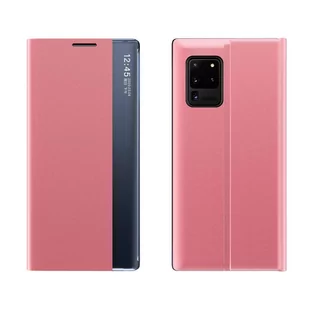New Sleep Case pokrowiec etui z klapką z funkcją podstawki Samsung Galaxy A72 4G różowy - Etui i futerały do telefonów - miniaturka - grafika 1
