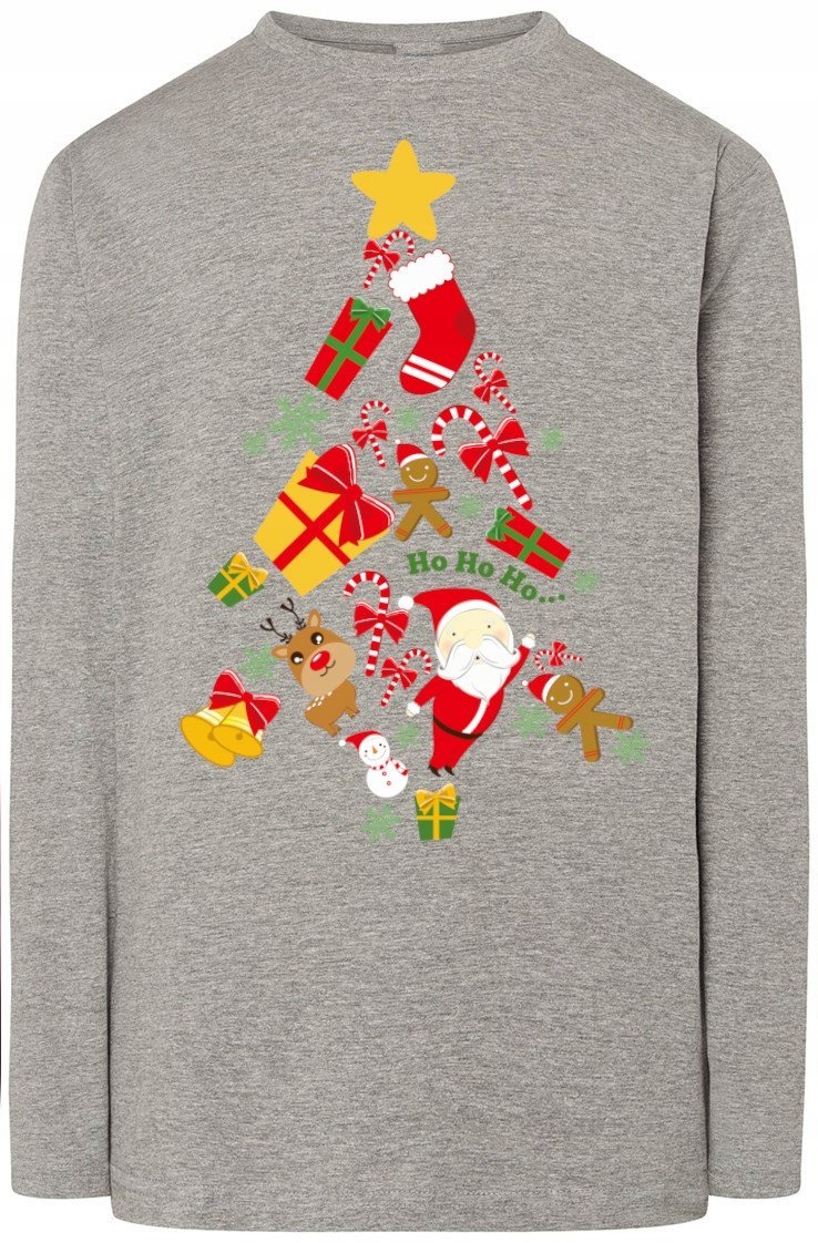 Świąteczna bluza Longsleeve Choinka r.XL