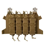 Odzież taktyczna i umundurowanie - Panel Ładownica Direct Action Skeletonized Quad SMG Flap - Coyote Brown - miniaturka - grafika 1