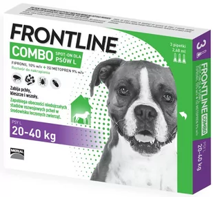 Frontline Combo Spot-On dla psa pipeta L 3x2,68ml - Artykuły przeciw pasożytom - miniaturka - grafika 1