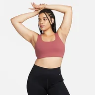 Bielizna sportowa damska - Stanik Sportowy Nike W Nk Df Allate U - miniaturka - grafika 1