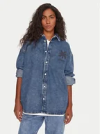 Koszule damskie - Quiksilver Koszula jeansowa Rahmat EQWWT03150 Niebieski Regular Fit - miniaturka - grafika 1