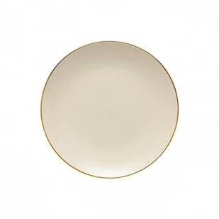 Costa Nova Talerz płytki Augusta Natural Gold 17 cm - Talerze - miniaturka - grafika 1
