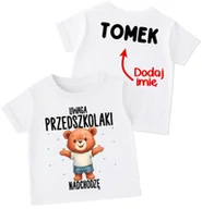 Koszulki dla dziewczynek - Koszulka dla chłopca do przedszkola - miniaturka - grafika 1