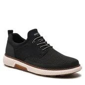 Półbuty męskie - Rieker Męskie buty sznurowane B3354, czarny, 46 EU - miniaturka - grafika 1