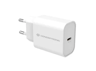 Conceptronic ALTHEA10W ładowarka do urządzeń przenośnych Uniwersalne Biały Prąd przemienny Szybkie ładowanie Wewnętrzna - Ładowarki do telefonów - miniaturka - grafika 1