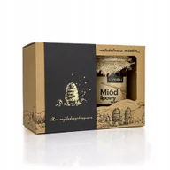 Miód - Zestaw miodów seria Beskidy Wielokwiatowy Lipowy 2x400g dla Nauczyciela - miniaturka - grafika 1