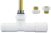 Zawory i kraniki - Zawór jednootworowy regulacyjny UNICO biały prawy GZ1/2 - miniaturka - grafika 1