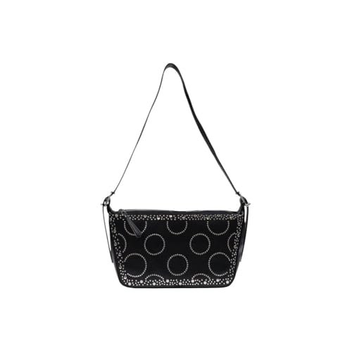 Desigual, BAG_PUNKETTE_MUNICH Damskie, Czarny (Black)