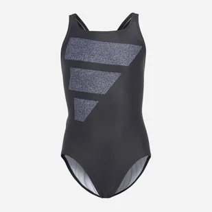 Strój kąpielowy jednoczęściowy młodzieżowy dziewczęcy adidas Big Bars Suit IC4723 164 cm Granatowy (4066745115207) - Stroje kąpielowe dla dziewczynek - miniaturka - grafika 1