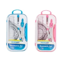 Przybory szkolne - Zestaw szkolny geometryczno-plastyczny 15cm 7 elementów - miniaturka - grafika 1