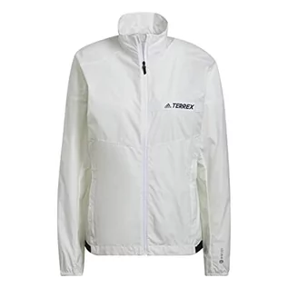 Kurtki damskie - adidas Damska kurtka przeciwwiatrowa W Mt, biała (nondye), S, biały (nondye), S - grafika 1